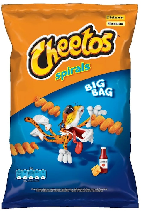 Actual product image Cheetos Spirals (80 g)