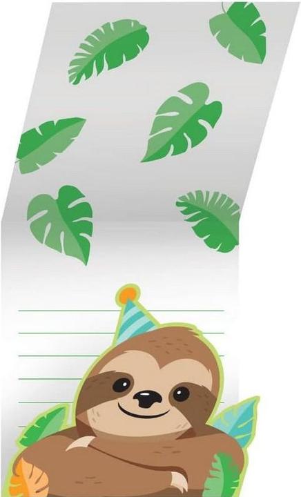 Immagine prodotto Creative Party Inviti al bradipo felice (confezione da 8) (8 pz.)