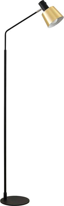 Actual product image Lindby Vlada floor lamp for reading, brass, black (E27)