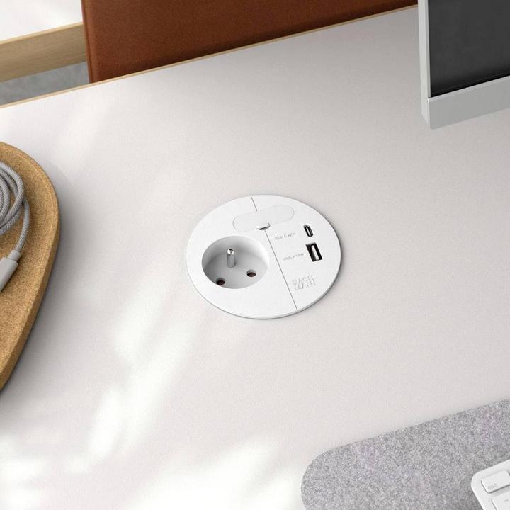 Image du produit Bachmann LOOP IN CHARGE UTE Prise USB A/C Connecteur de montage, blanc (938.304)