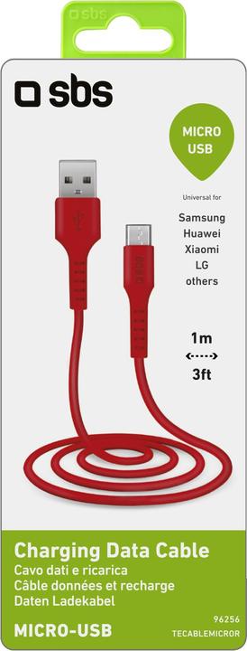 Actual product image SBS Data cable USB 2.0 - Micro USB (1 m, USB 2.0)