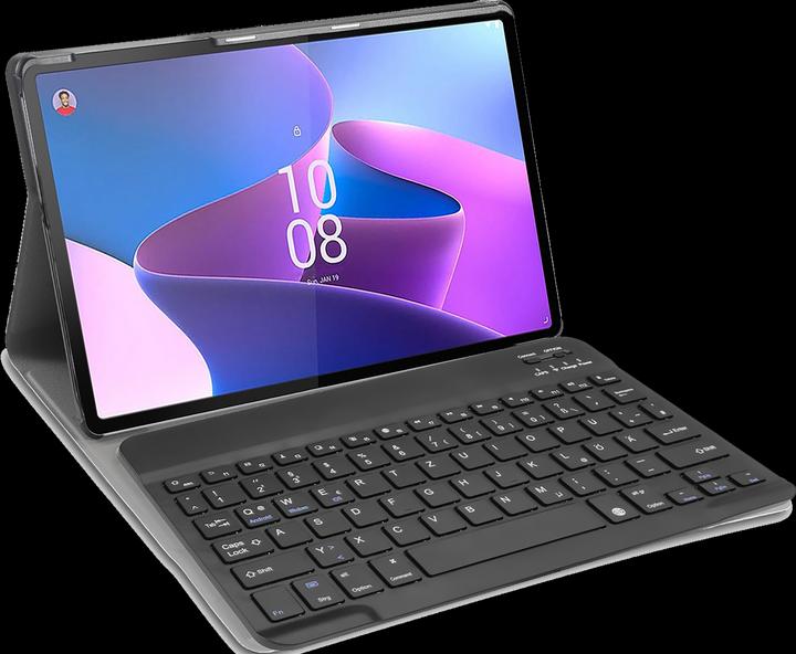 Actual product image Cazy Keyboard Cover Compatible with Lenovo Tab P11 Pro Gen 2 - Protective Case with Magnetic Detachable (DE, Lenovo Tab P11 Pro Gen 2)