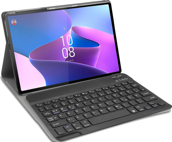 Produktbild Cazy Tastatur Hülle Kompatibel mit Lenovo Tab P11 Pro Gen 2 - Schutz Etui mit magnetisch Abnehmbarer (DE, Lenovo Tab P11 Pro Gen 2)