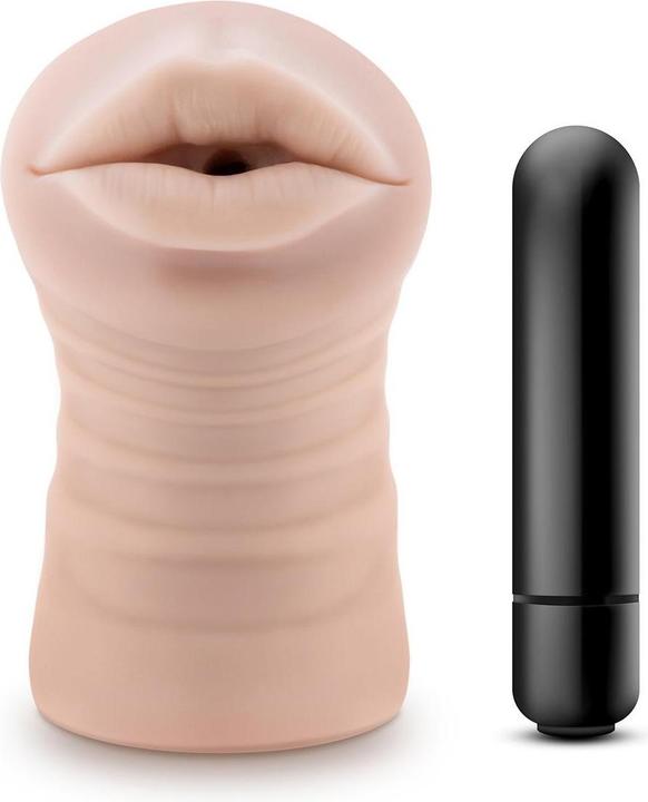 Blush Enlust Nicole - AI Male Masturbator - Tight & Nubbed Canal Stroker with Vibrating Bullet to Am