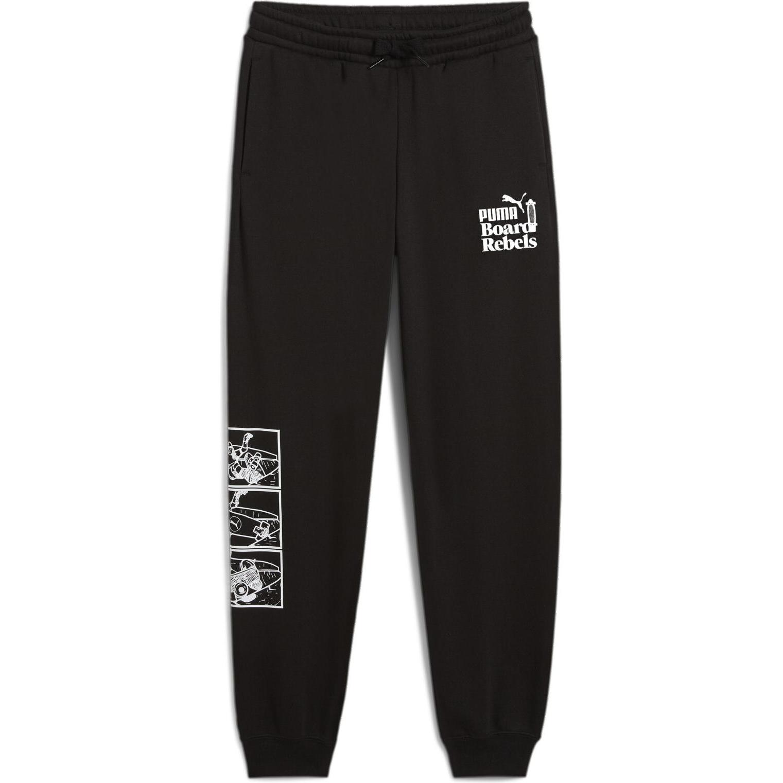 Thumbnail - Puma, Jungen, Sporthose, MID90S Sweatpants FL B (152), Schwarz, 152