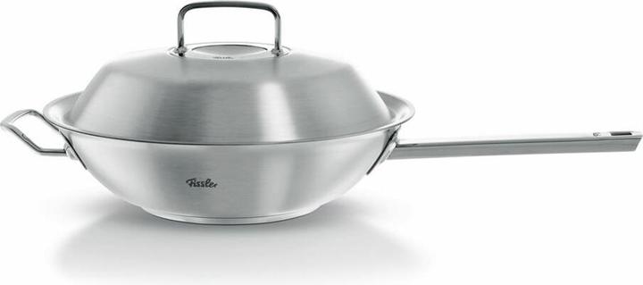 Produktbild Fissler Wok orig. profi col. 30cm mMD (30 cm, Wok Pfanne, Edelstahl)