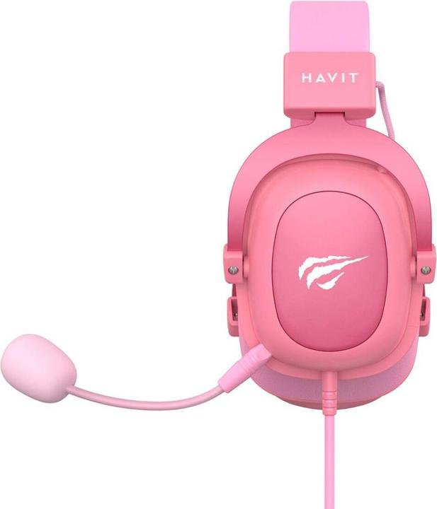 Actual product image Havit H2002D gaming headphones (pink) (Cable)