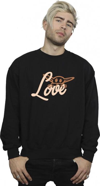 Actual product image Star Wars Mens Grogu Love Sweatshirt (L)