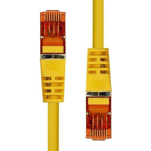 Thumbnail - ProXtend F/UTP CAT6 PVC AWG 26 CCA Yellow 5M (F/UTP, CAT6, 5 m), Netzwerkkabel