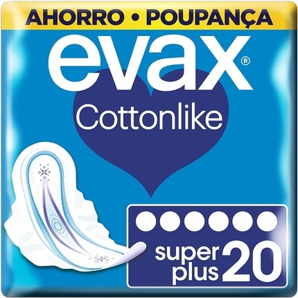 Actual product image Evax Cottonlike Alas Noche 18 Ud (18 x, Sanitary pads)