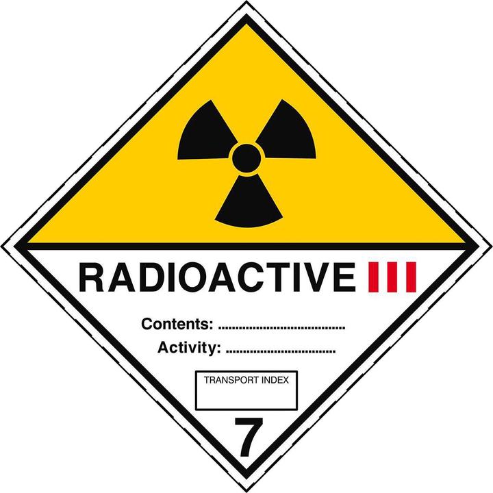 Immagine prodotto Brady Cartello di trasporto - ADR 7C -