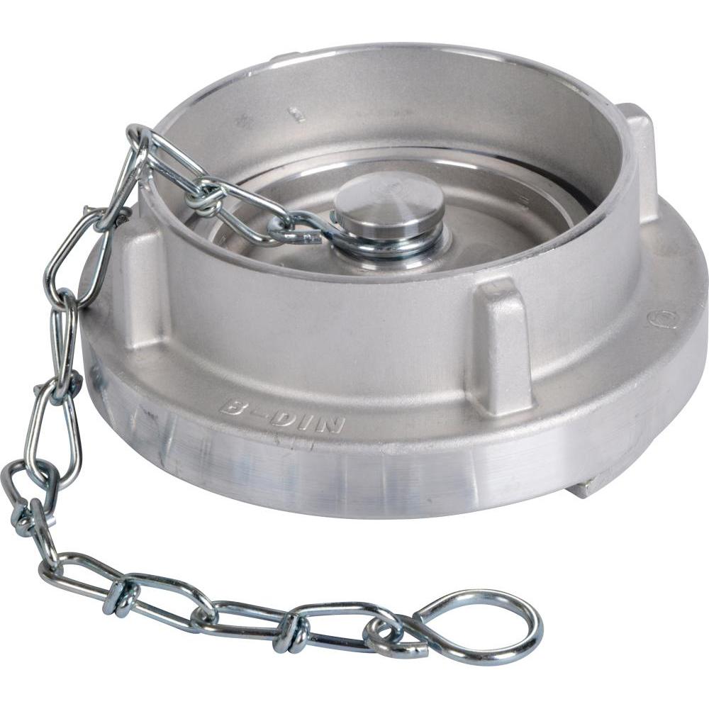 Magni, Schlauchanschluss + Schlauchverbinder, Storz Blindkupplung Al m.Kette, 75-B, DiRi weiss