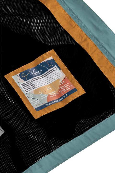 Produktbild Normani Kinder Regenjacke „Sointula“ Blau/Coyote (98, 104)