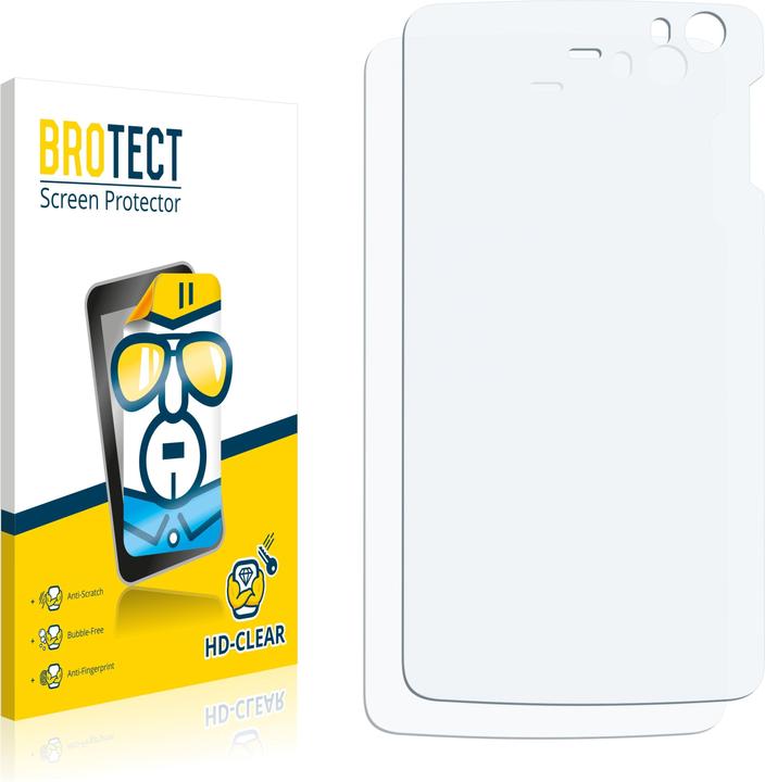 Produktbild BROTECT Schutzfolie Displayschutz Klar (2 Stück, Nokia N900)