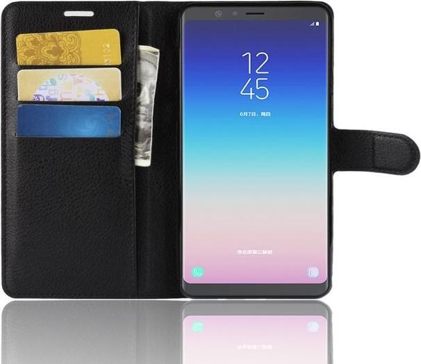 Produktbild MU Classic Litchi Leder Bookcover Series (Samsung Galaxy A8 Star)