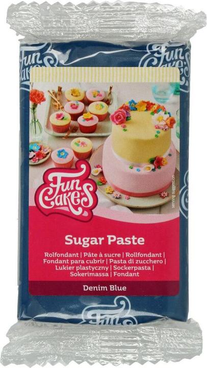 Actual product image FunCakes Sugar Paste - Denim Blue - 250gr (1x)