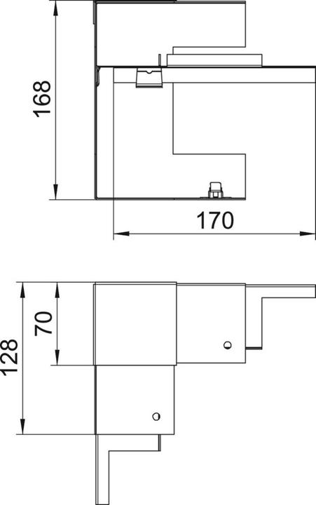 Image du produit OBO Bettermann OBO GS-DI70170RW Angle intérieur asymétrique 70x170mm St FS série (7 cm)
