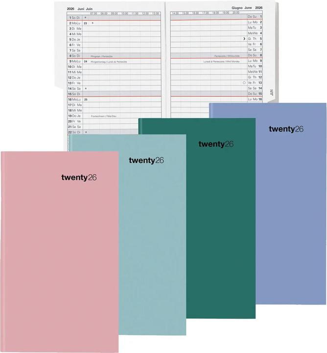 Biella Planning Luzern Colorful all in one (1 giorno / 2 pagine)