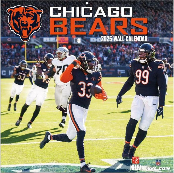 Image du produit NFL - Chicago Bears - Calendrier mural d'équipe 30,5 x 30,5 cm 2025 (30,5 x 30,5 cm)
