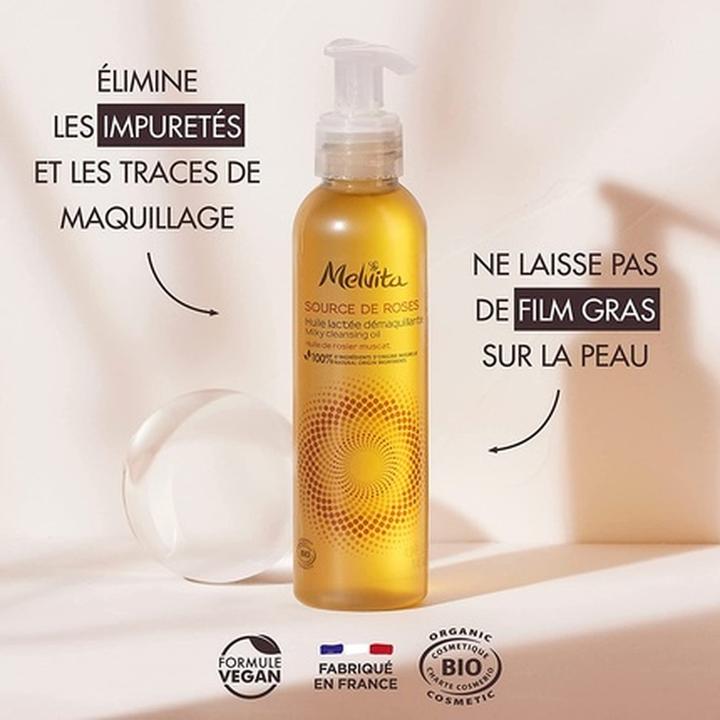 Immagine prodotto Melvita Olio detergente lattiginoso (Lozione detergente, 145 ml)