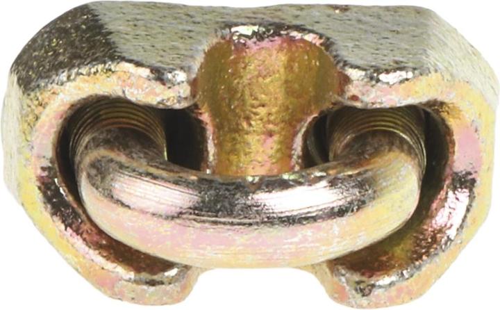 Actual product image RS PRO Galvanisedwire ropegrip to DIN1142,4-5mm