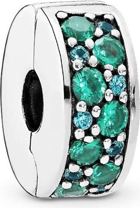 Image du produit Pandora Pavé turquoise brillant (Argent)