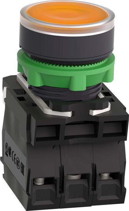 Actual product image Schneider Electric Pushbutton illuminated yellow