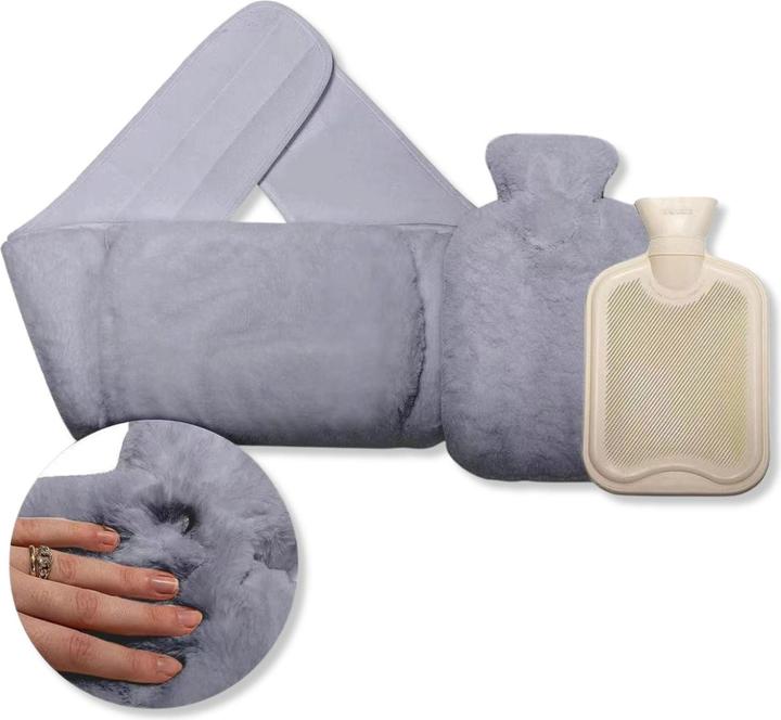Produktbild Hermex Wärmegürtel- und Wärmflaschen-Set Handwärmer Bauchwärmer Heizflasche (0.80 l)