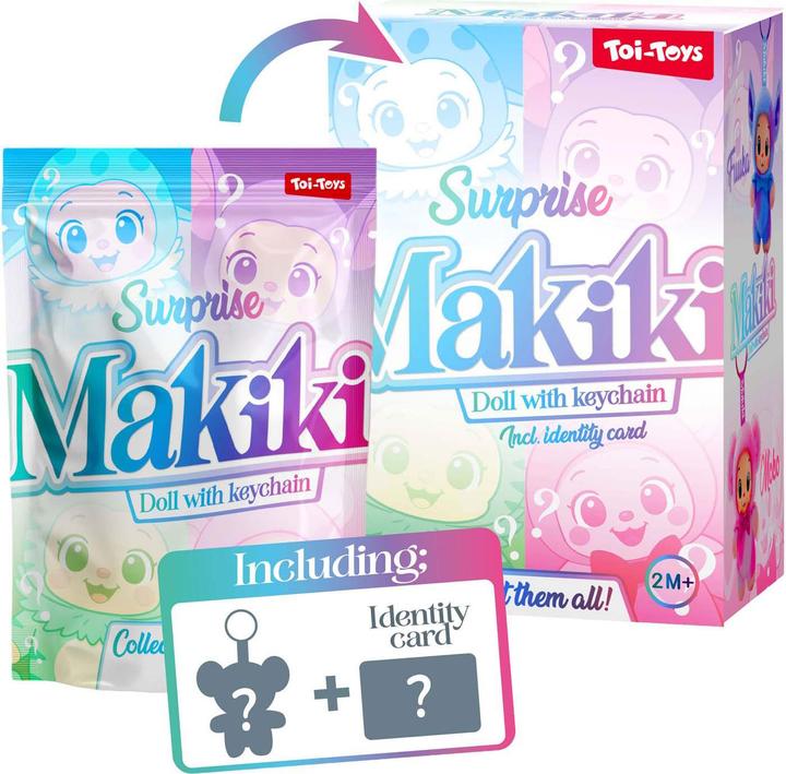 Actual product image Toi-Toys Makiki Schlüsselanhänger 15cm