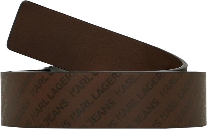 Actual product image Karl Lagerfeld Reversible Embossed Leather Belt