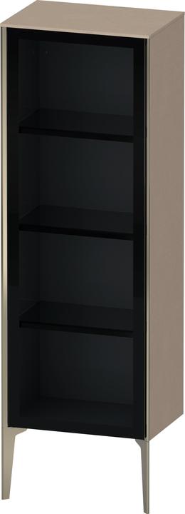 Produktbild Duravit XViu XV1368 Halbhochschrank mit Glastür stehend, Anschlag links, 500x360 mm, Höhe 1330 mm