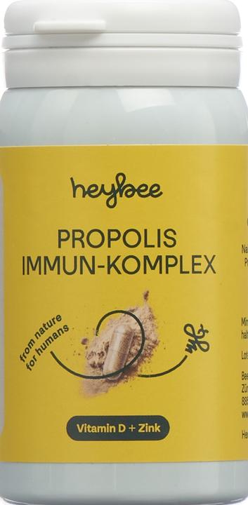 Actual product image Heybee Propolis immune complex (60 Piece, Capsules, 51 g)