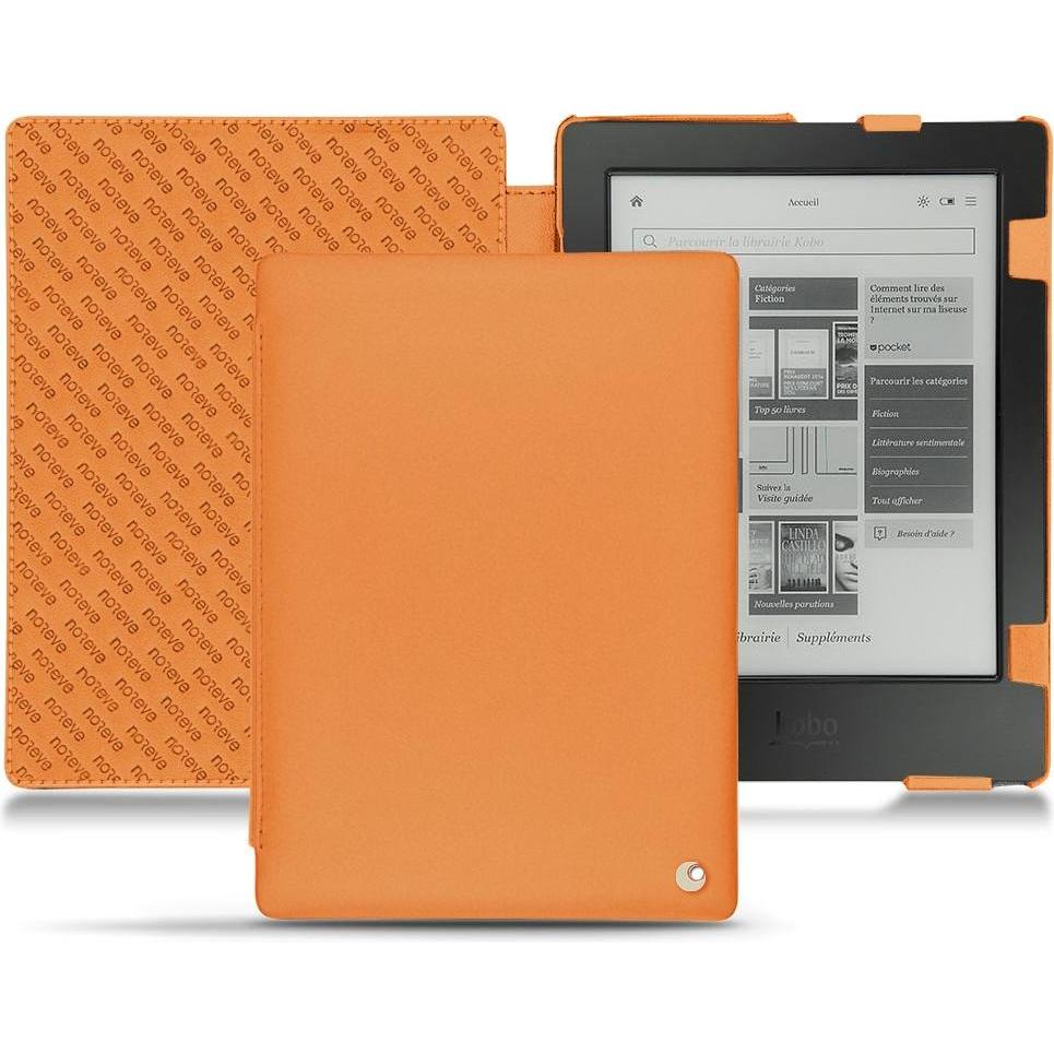 Noreve Lederschutzhülle horizontal (Aura H2O), Tablet Hülle, Orange