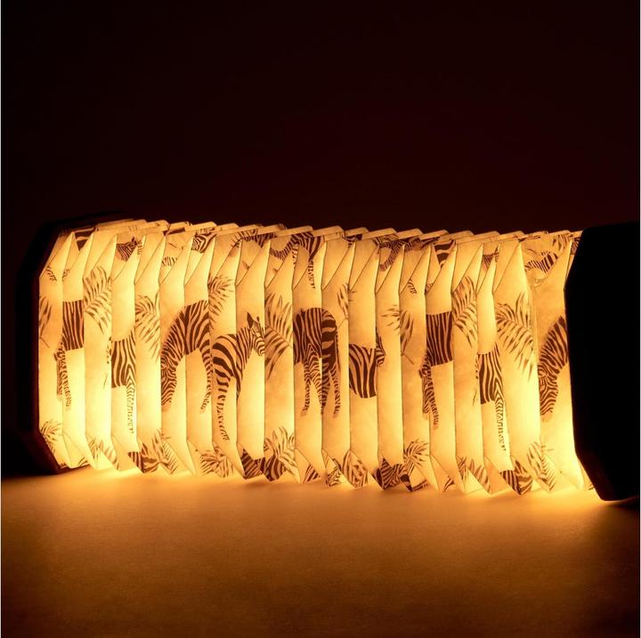 Actual product image Gingko Velvet Accordion Lamp (450 lm)