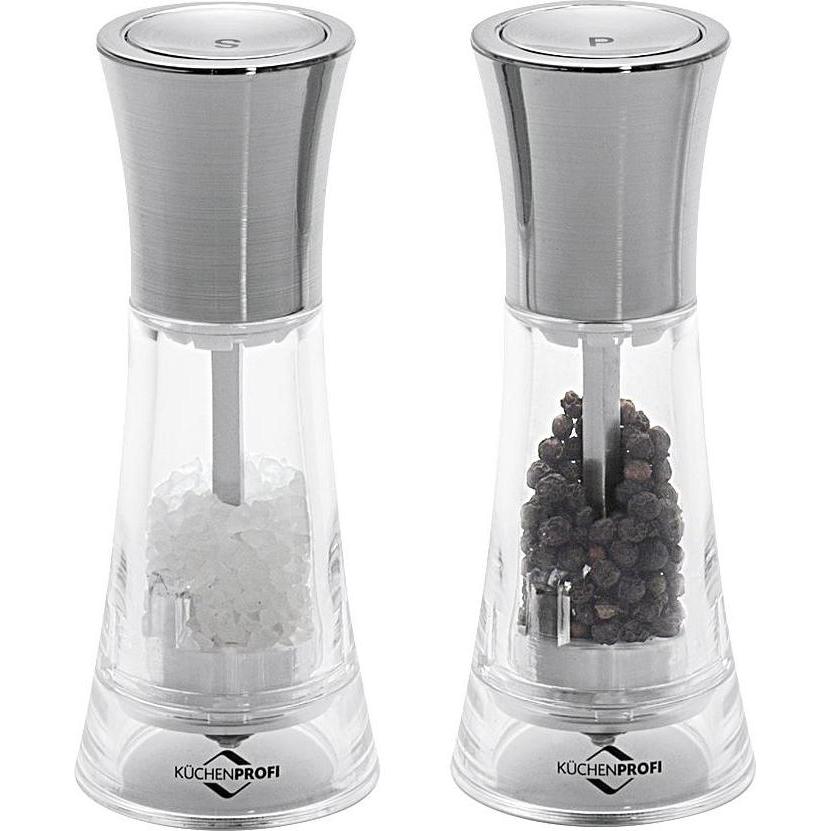 Küchenprofi New York Salz- und Pfeffermühlen-Set Edelstahl (Pfeffer, Salz) (3044153800)