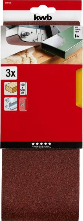 Actual product image kwb Sanding belt 100X560 grain 60 (60)