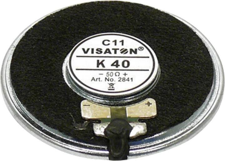 Immagine prodotto Visaton Altoparlante in miniatura, diametro 40 mm, 50 ohm