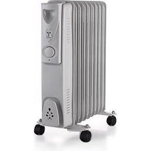 Ravanson OH-13 Elektrische Raumheizung Öl-Heizlüfter Indoor 2500 W, Heizkörper, Weiss