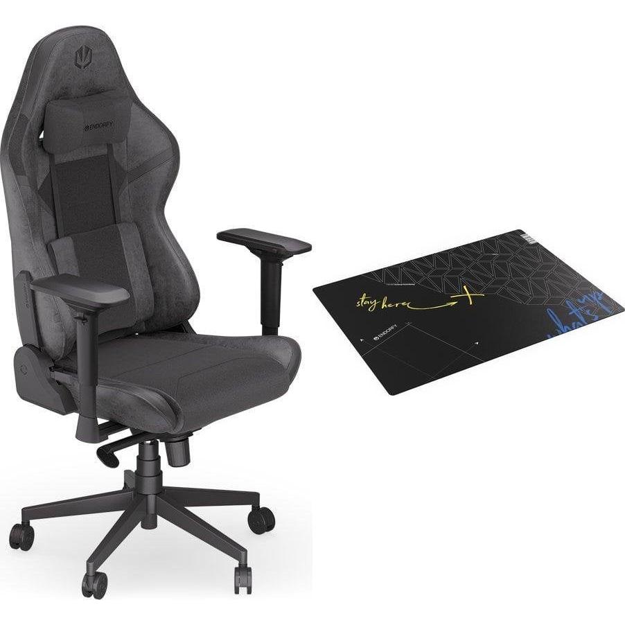 Endorfy Fotel Scrim BK (EY8A001) + Floor Pad FP120R (EY8G001), Sedia gaming, Nero