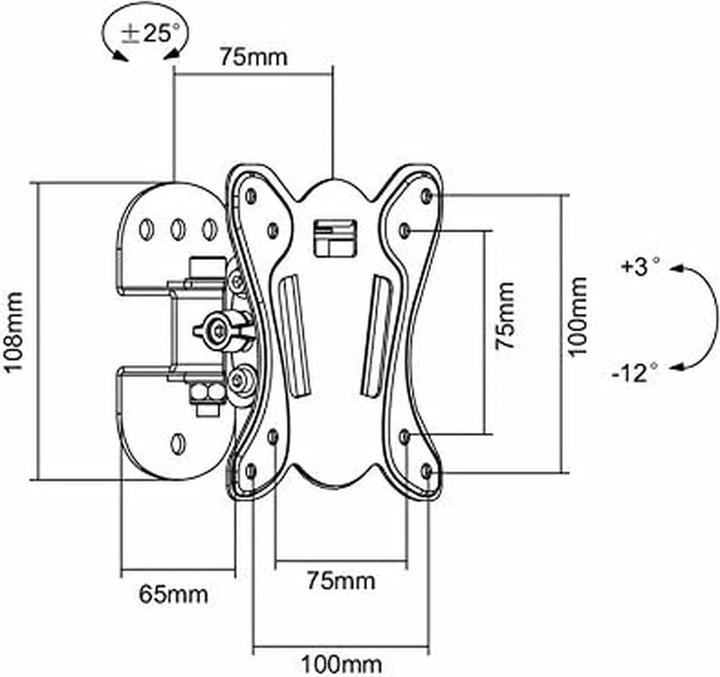 Produktbild Maclean MC-670 (Wand, 27", 20 kg)