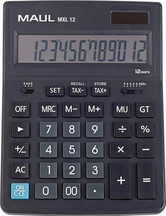 Maul Calculator MXL12 Black (Batteries)