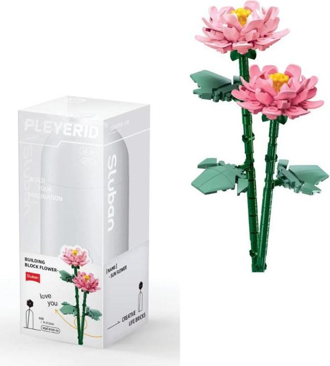Actual product image Sluban Peony in vase
