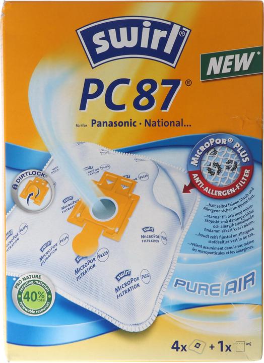 Produktbild Swirl Staubsaugerbeutel PC87 (PC89/PC90) MicroPor Plus für Panasonic Staubsauger