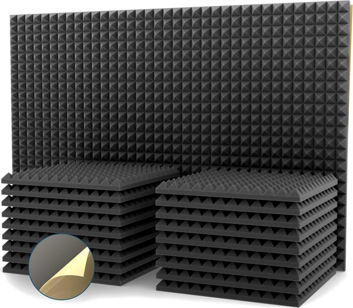 Actual product image Aksbtec Acoustic foam (24 pcs.)