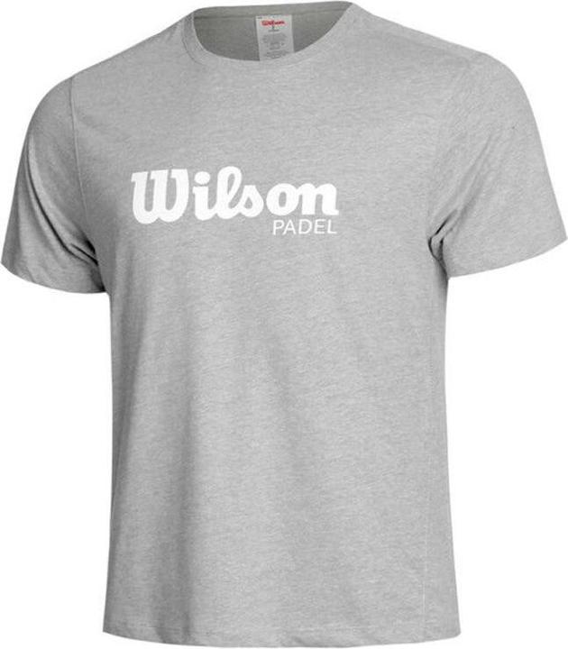 Wilson Graphic Tee Padel Grey Man (L)