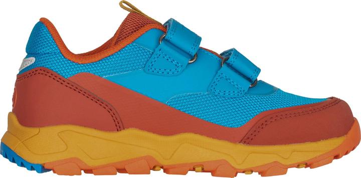 dynamic blue, Mustard, Red clay