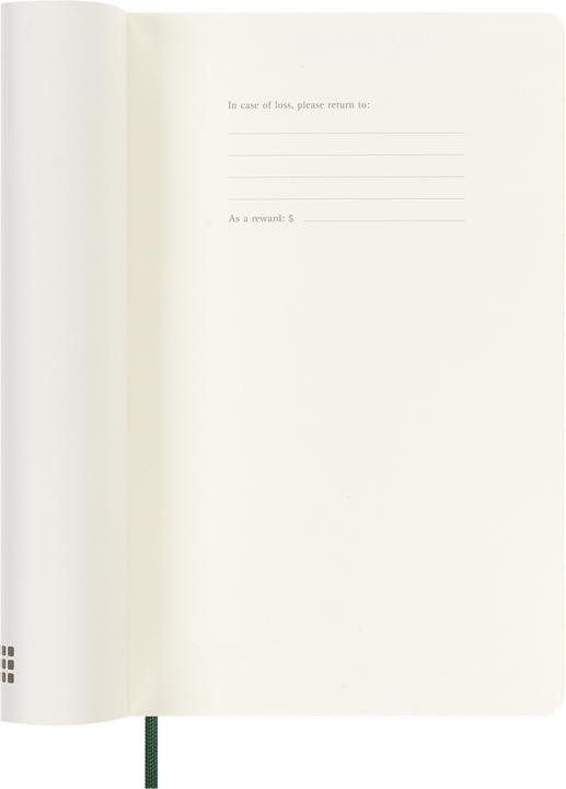 Image du produit Moleskine Agenda semainier (13 x 21 cm, Anglais)