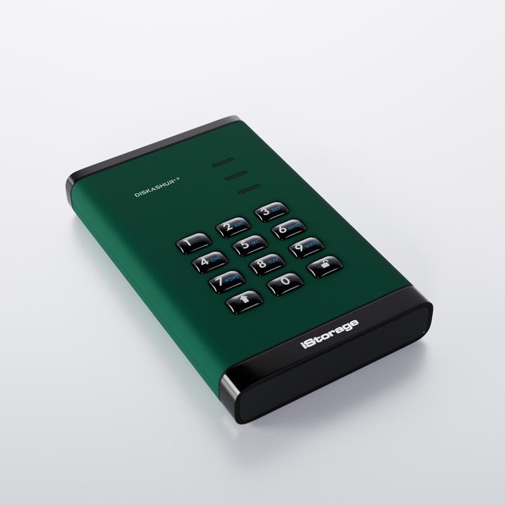 Produktbild iStorage diskAshur3 SSD 8TB - Green (8 TB)