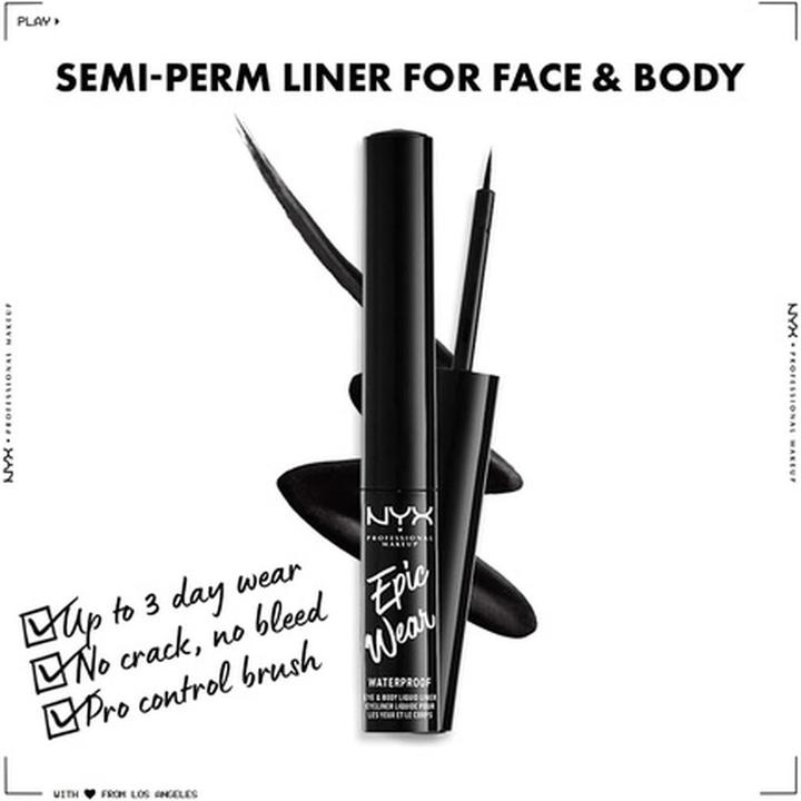 Immagine prodotto NYX Professional Make-Up Abbigliamento epico (Nero)