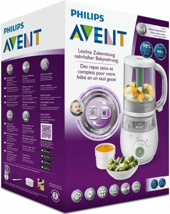 Productafbeelding Philips Avent Gecombineerde stomer en blender 4-in-1
